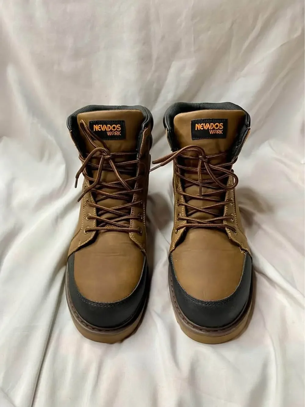 Nevados Men’s Brown Steel Toe Work Boots Size 12